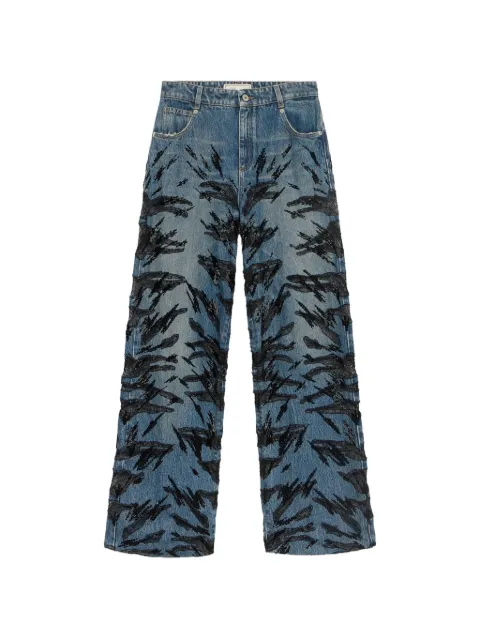Blumarine belt-loops jeans Blue 4J147A