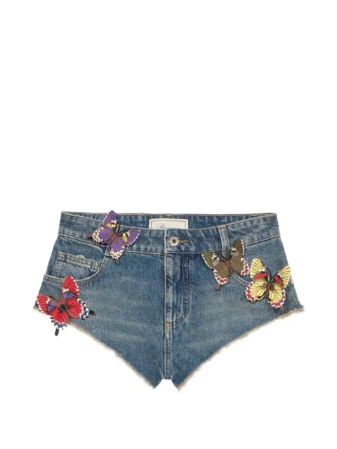 Blumarine butterfly shorts Blue 4J169A