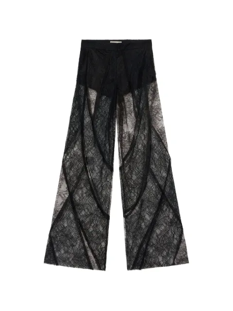 Blumarine lace trousers Black 4P111A
