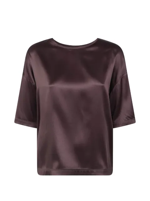 Brunello Cucinelli satin blouse Brown M0C59DZ310C4280