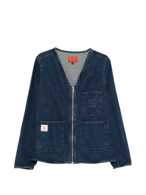 Vision Of Super pockets zipped jacket Blue VS090JA
