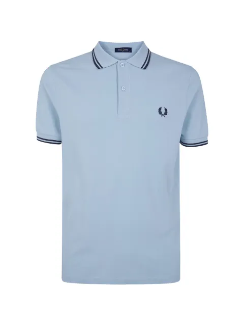 Fred Perry logo-embroidered polo shirt Blue M3600