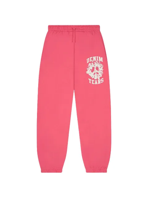 Denim Tears logo track pants Pink DT425