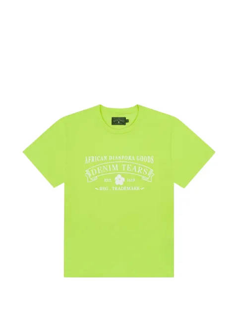 Denim Tears ADG logo-graphic T-shirt Green DT437
