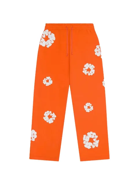 Denim Tears Wreath wide-leg sweatpants Orange DT449