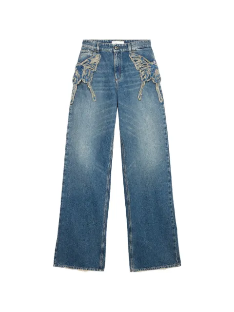 Blumarine butterfly jeans Blue 4J156A