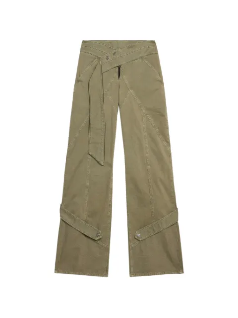 Blumarine panelled trousers Green 4J163A