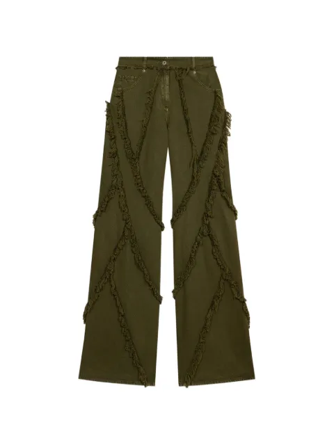 Blumarine frayed jeans Green 4J164A