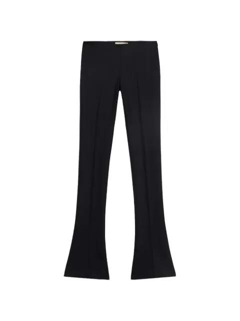 Blumarine flared-hem trousers Black 4P108B