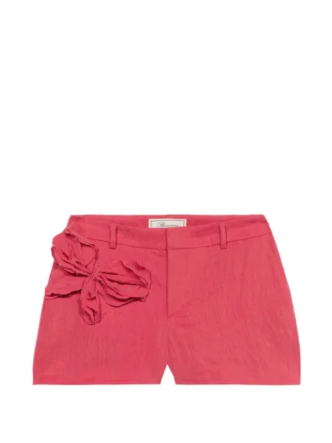 Blumarine butterfly-detail shorts Pink 4P116A