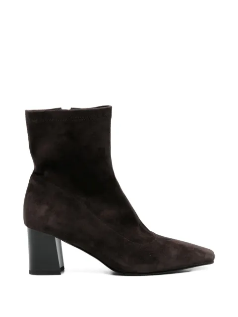 LINDA BAUMANN zip ankle boots Brown 658525231