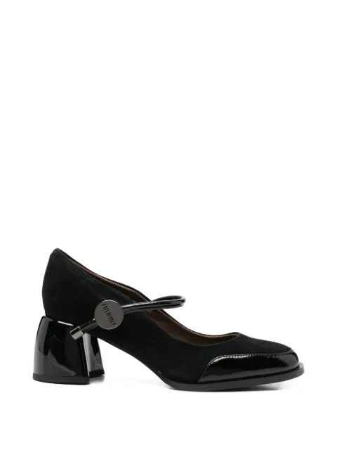 LINDA BAUMANN logo-detail heeled pumps Black 658526100