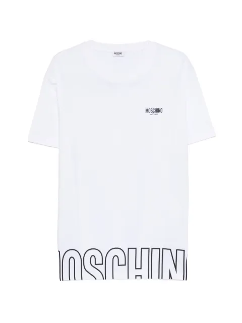 Moschino logo T-shirt White A070844190001