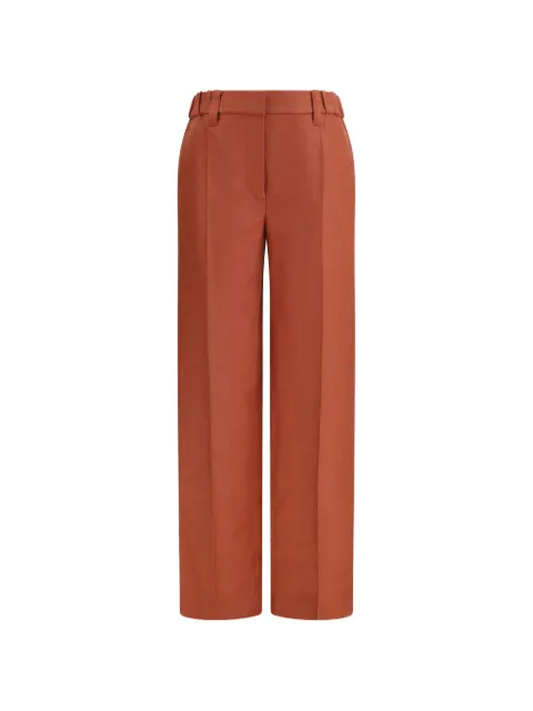 Brunello Cucinelli elasticated waist trousers Orange MH527P9198C8604
