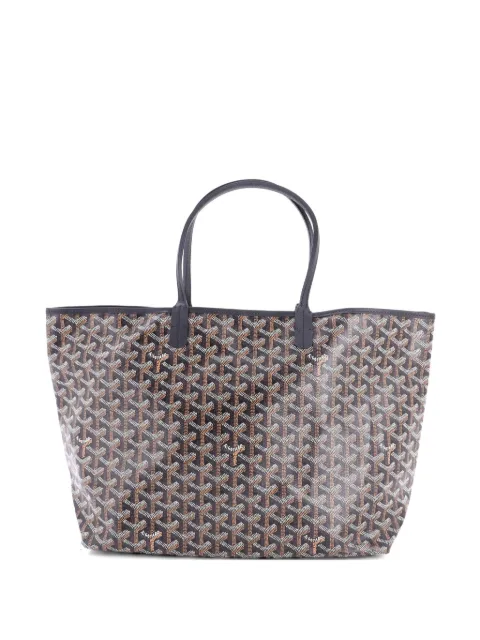 Goyard Pre-Owned Saint Louis Coated Canvas PM tote bag Black N4T8SO44POOMQBE0