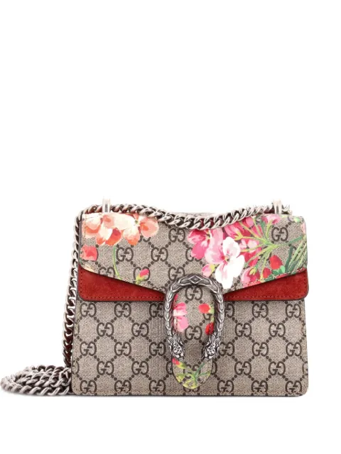 Gucci Pre-Owned Dionysus Bag Blooms Print GG Coated Canvas Mini shoulder bag Brown HQ6R3K9LETO1QQL9