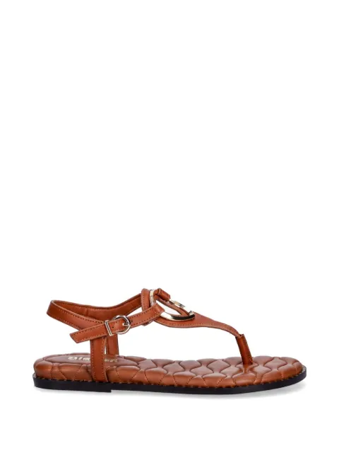 Blauer Ashley leather flat sandals Brown ASHLEY02LEA