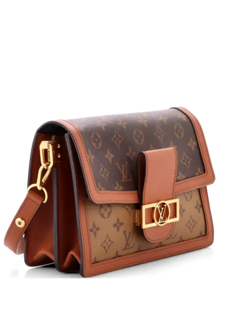 Louis Vuitton Pre-Owned Dauphine Reverse Monogram Canvas MM shoulder bag Brown SDQNRG2VYDBD17EX