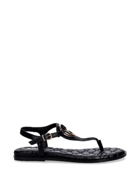 Blauer Ashley02/Lea quilted-footbed flat sandals Black S6ASHLEY02LEA
