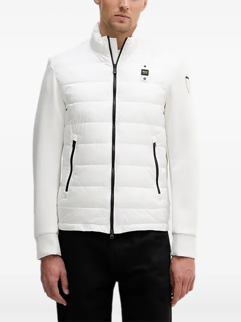 Blauer quilted patch jacket White BLUC02207