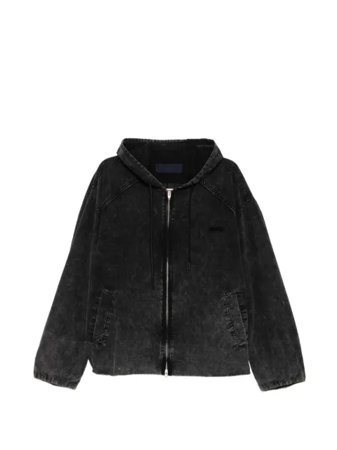 Juun.J hooded zip jacket Black JC6264P015