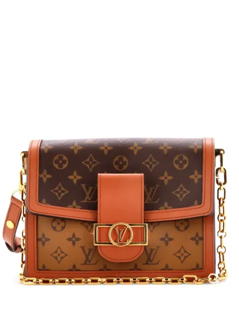 Louis Vuitton Pre-Owned Dauphine Reverse Monogram Canvas MM shoulder bag Brown N414K1MW5PKW1RNB