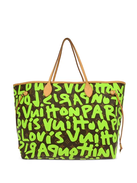Louis Vuitton Pre-Owned 2009 Monogram Graffiti Neverfull GM canvas tote bag Brown 155899