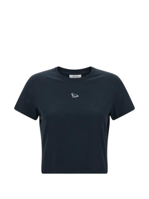 Maison Kitsuné Baby embroidered patch T-shirt Black MW00105KJ7026