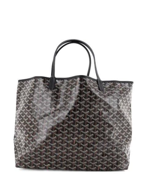 Goyard Pre-Owned Saint Louis Coated Canvas GM tote bag Black P46E0L8OL9P7U9TL