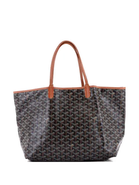 Goyard Pre-Owned Saint Louis Coated Canvas PM tote bag Brown QVO4BYR6WXG9NIPD