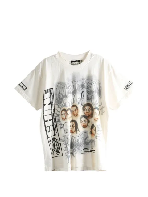 HELLSTAR "Children Of The Star" printed T-shirt Neutrals HSSS26TE3