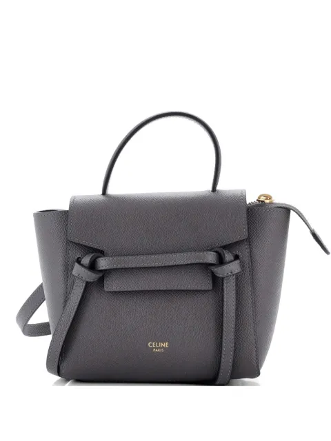 Celine Pre-Owned Belt Bag Textured Leather Pico shoulder bag Grey K5UNYNU8JMPWIFN8