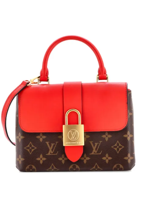 Louis Vuitton Pre-Owned Locky Handbag Monogram Canvas with Leather BB satchel Red 7W6QDYS7ANZ6U9E8