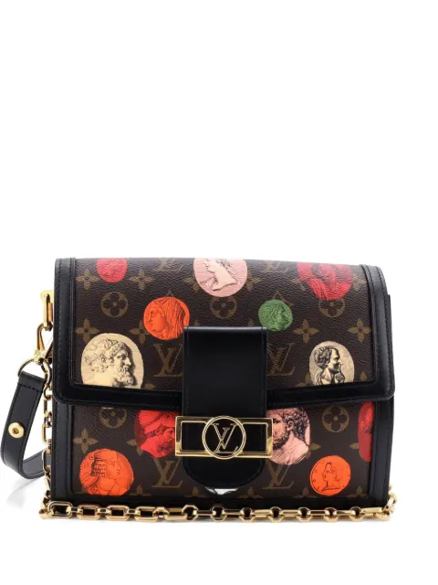 Louis Vuitton Pre-Owned Dauphine Limited Edition Fornasetti Cameo Monogram Canvas MM shoulder bag Black 3FV6ZXQK31ICSFRN