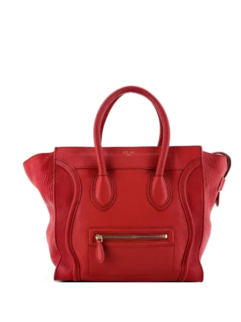 Celine Pre-Owned Luggage Bag Grainy Leather Mini tote bag Red 1HPGPTRH0UB72KIG