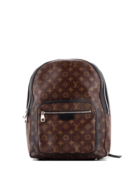 Louis Vuitton Pre-Owned Josh Macassar Monogram Canvas backpack Brown OARVNAG1IMKDJJ6E