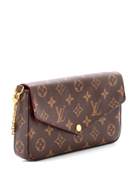 Louis Vuitton Pre-Owned Felicie Pochette Monogram Canvas crossbody bag Brown EHQA9CVVGCP1W8PY