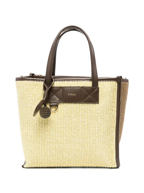 Furla small Divide It logo-detail tote bag Neutrals WB02038BX44931007