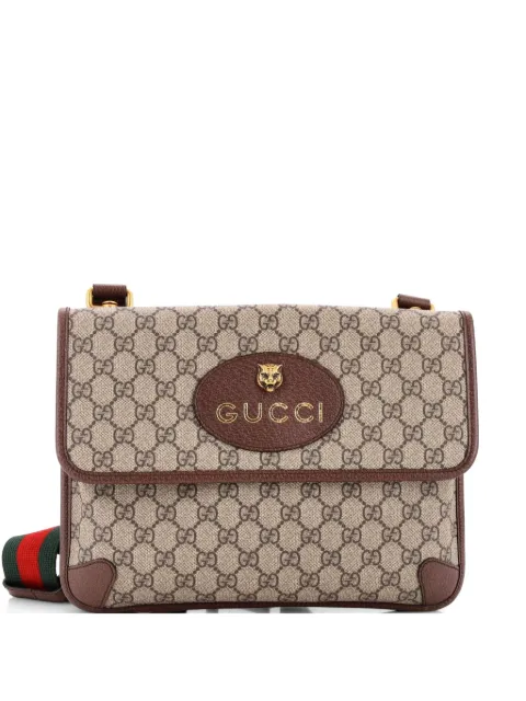 Gucci Pre-Owned Neo Vintage Flap Messenger GG Coated Canvas Medium crossbody bag Brown 9NG681OCAPN90RI7