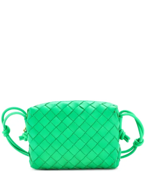 Bottega Veneta Pre-Owned Loop Intrecciato Nappa Mini crossbody bag Green RSDPU3AV9SHRWCEH