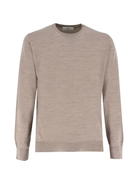 Mauro Ottaviani crewneck knitted sweatshirt Neutrals WH01
