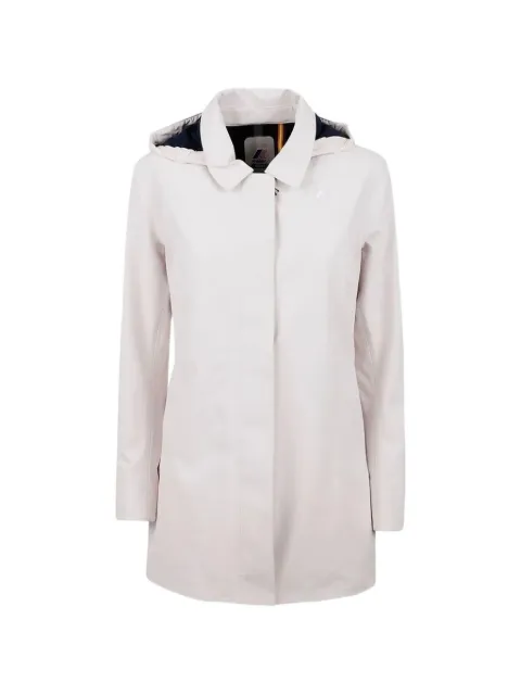 K-Way Mathy Bonded hooded coat Neutrals K2148BW
