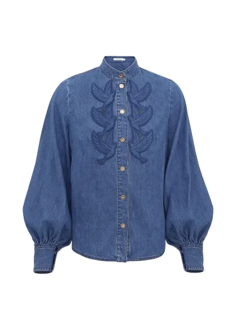 ZIMMERMANN button denim shirt Blue 8761TS26R
