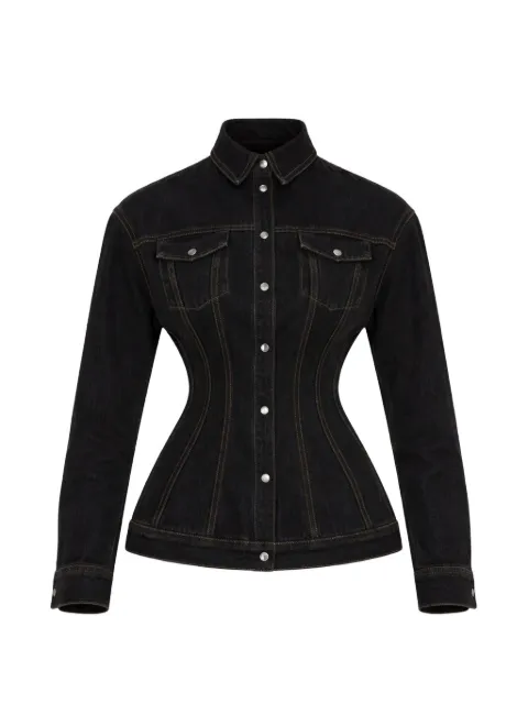 WARDROBE.NYC buttoned panelled jacket Black W6001F24DE