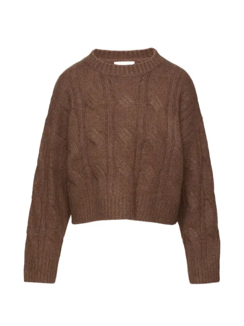 SABLYN cable knit jumper Brown TRISTAN2505