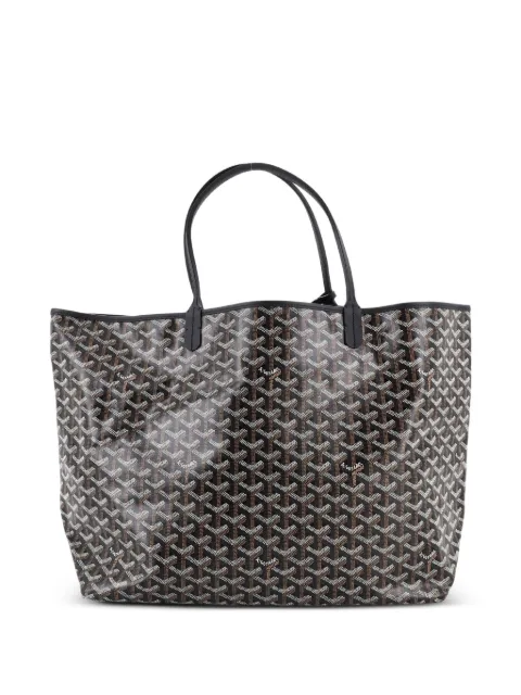 Goyard Pre-Owned Saint Louis Coated Canvas GM tote bag Black 8E4E0VLGGE9ZLA3M