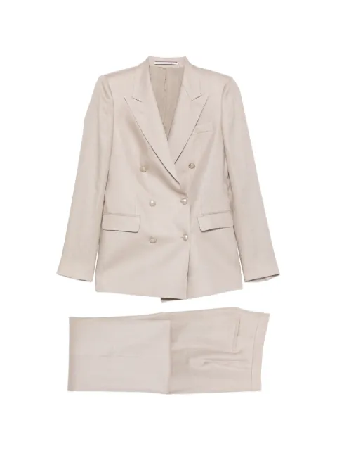 Tagliatore double-breasted tailored blazer Neutrals TPARIGI10BAD340021