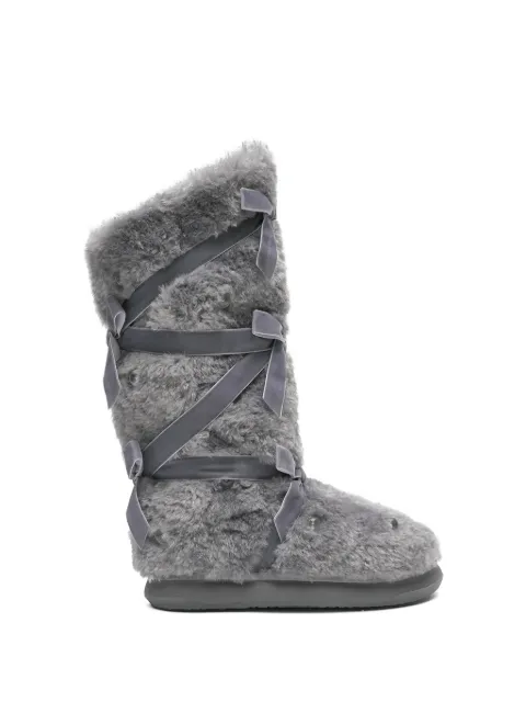 ROCKFISH x Susan Fang bows ribbon boots Grey SF1SHBF3UG002GREYGY