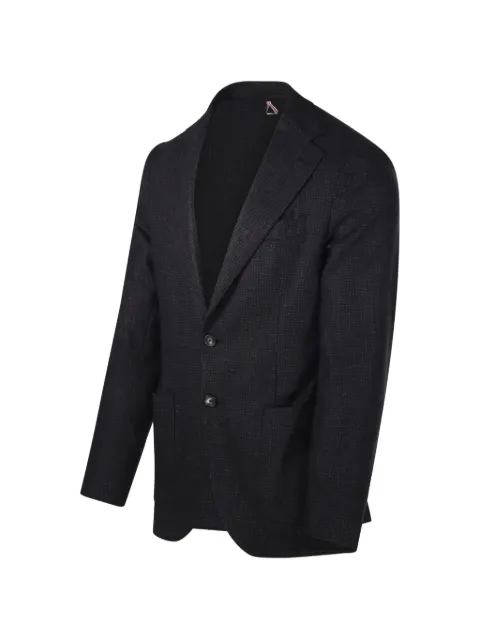 Santaniello front-pocket button blazer Brown E3724NG797MFBT29