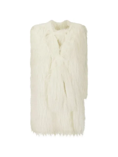 sacai fringe flared blouse Neutrals 2407323